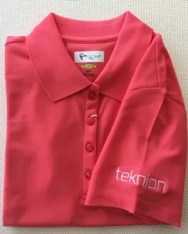 Branded Coral Golf Shirt WomanL