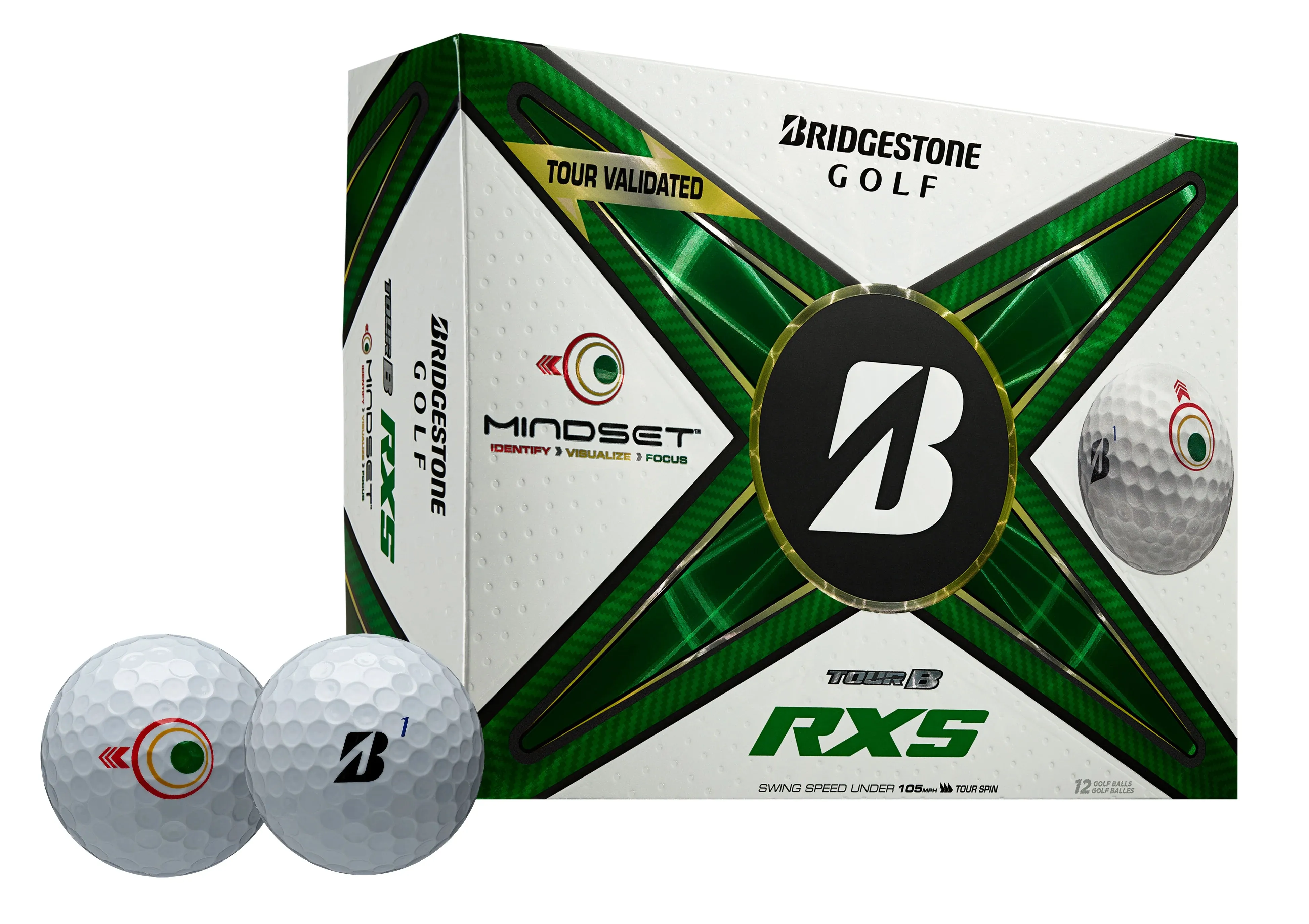 Bridgestone Tour B RXS MindSet '24 Dozen