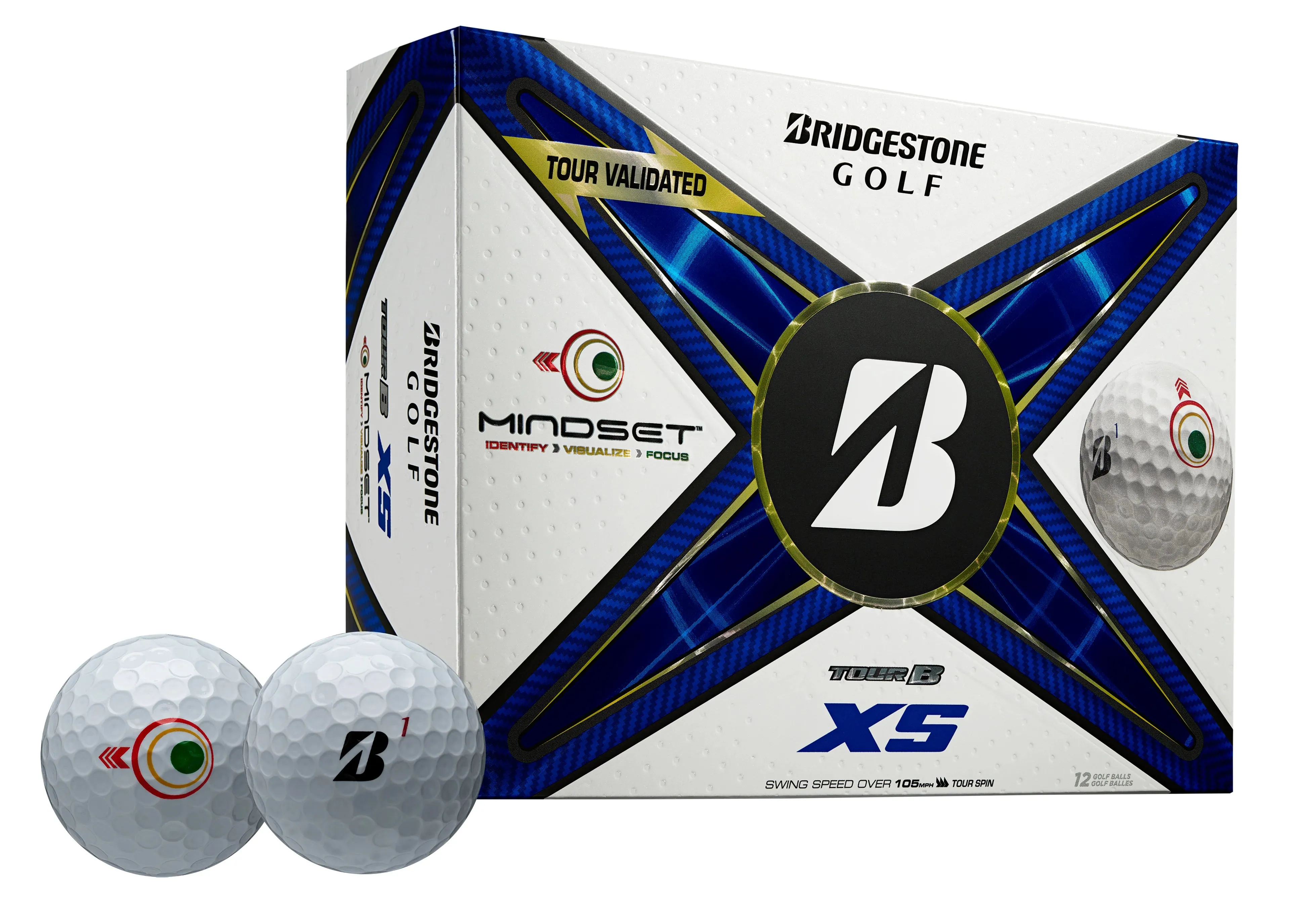 Bridgestone Tour B XS MindSet 24 Golf Ball Sleeve - Optimized Performance