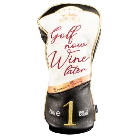 CMC Golf Now Wine Later Driver Cover