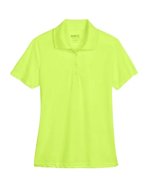 Core365 Ladies Origin Performance Piqué Polo Safety Yellow 78181