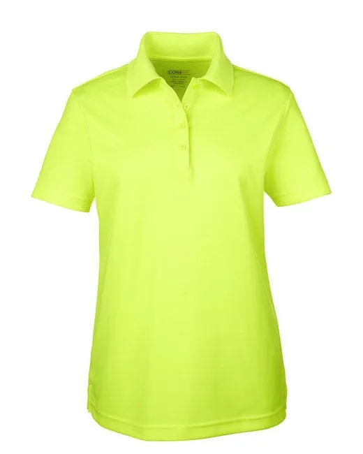 Core365 Ladies Origin Performance Piqué Polo Safety Yellow 78181