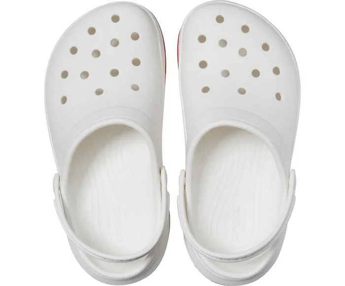 Crocband Full Force White Unisex Clog-206122-100