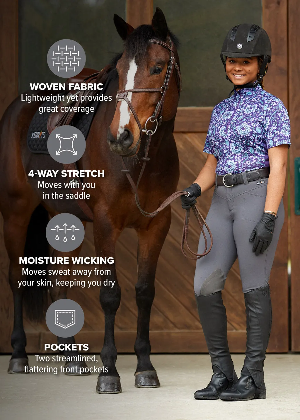 Crossover II® Knee Patch Riding Breech