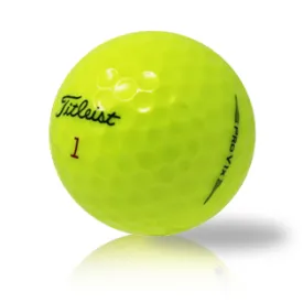 Custom Titleist Pro V1X 2020 Yellow