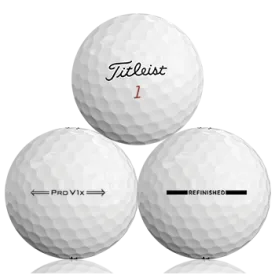 Custom Titleist Pro V1X 2021 Refinished (Straight Line)