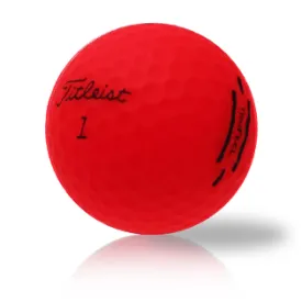 Custom Titleist TruFeel Red