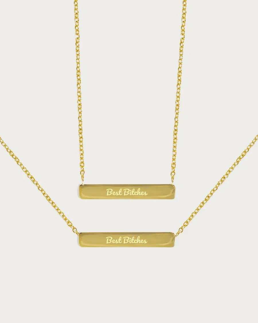 Customized Bar Necklace