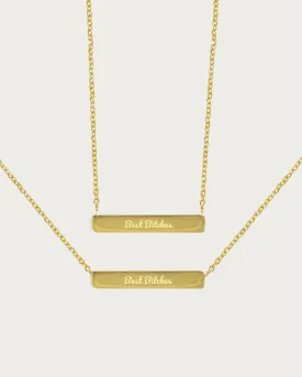 Customized Bar Necklace