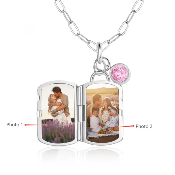 Customized Picture Necklace- Cute Valentines Gifts For Mom