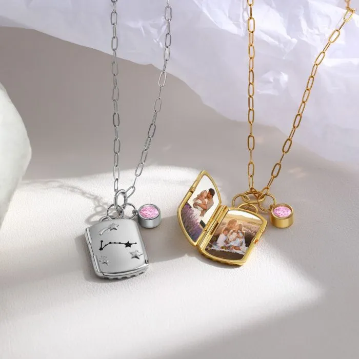 Customized Picture Necklace- Cute Valentines Gifts For Mom