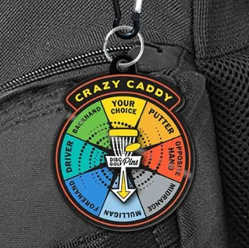 Disc Golf Pins Crazy Caddy