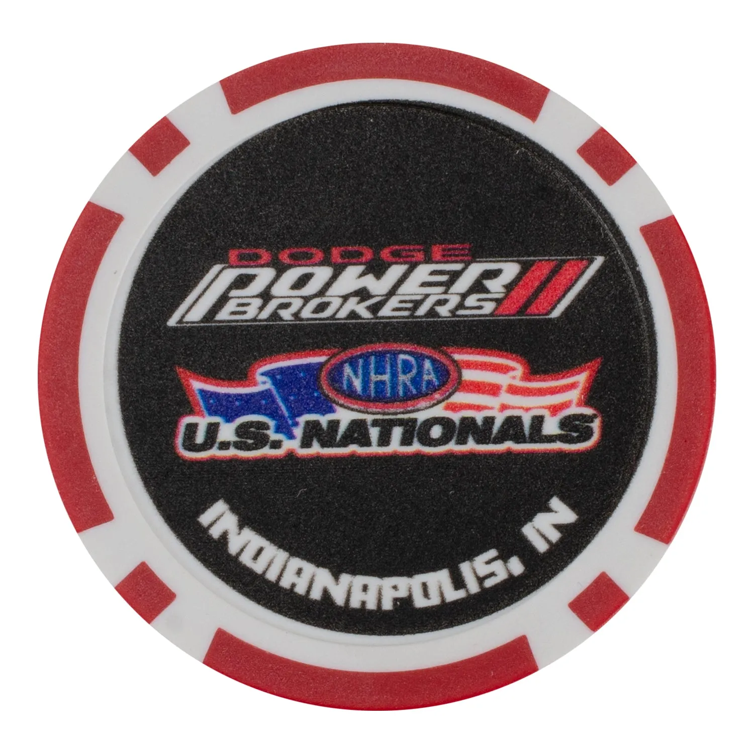 Dodge Power Brokers NHRA U.S. Nationals Event Poker Chip