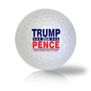 Donald Trump and Mike Pence Campaign Golf Balls