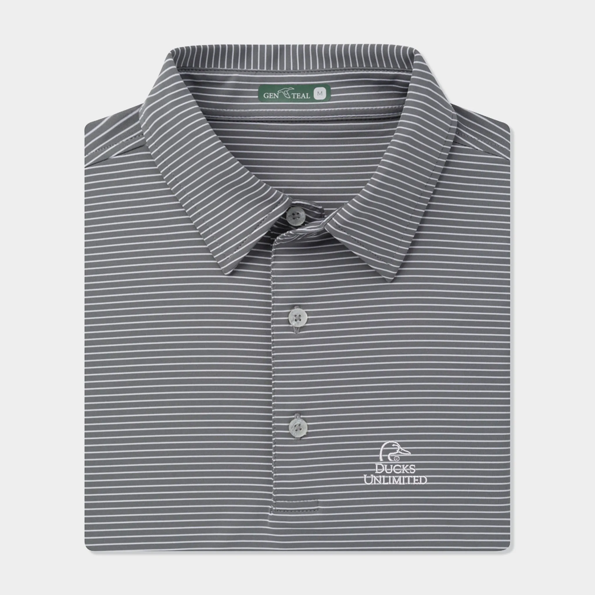 Ducks Unlimited Driver Stripe Performance Polo