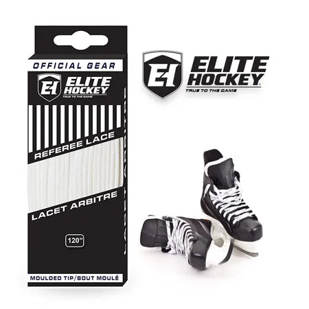 Elite Referee Laces White