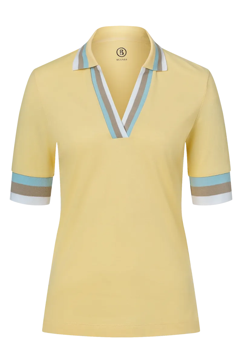 Elonie Light Yellow Golf Shirt