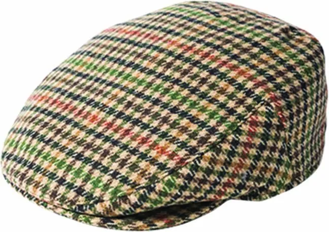 Failsworth Norwich Tweed Flat Cap - Plaid