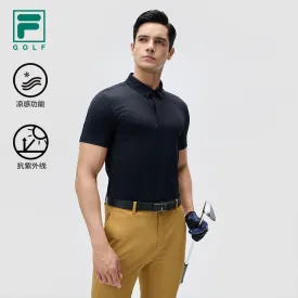 FILA CORE ATHLETICS GOLF Men Short Sleeve Polo (Brown / Navy)