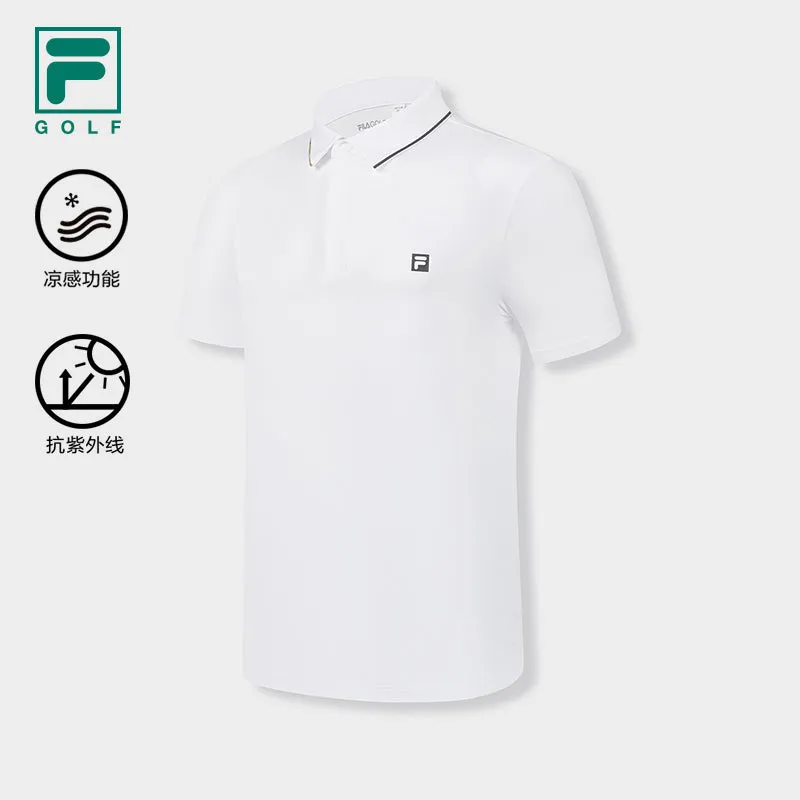 FILA CORE ATHLETICS GOLF Men Short Sleeve Polo (White)