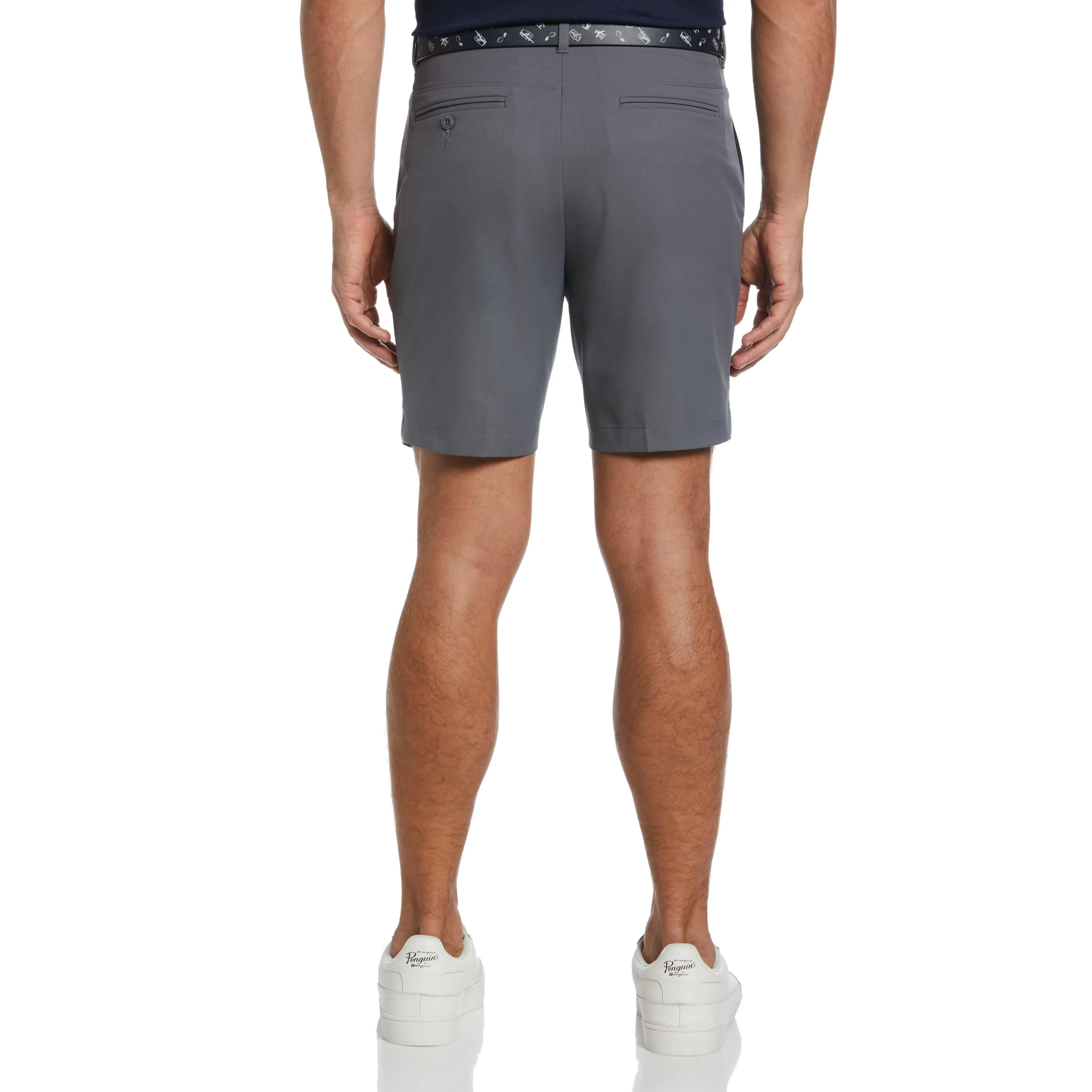 Flat Front Solid Golf Short