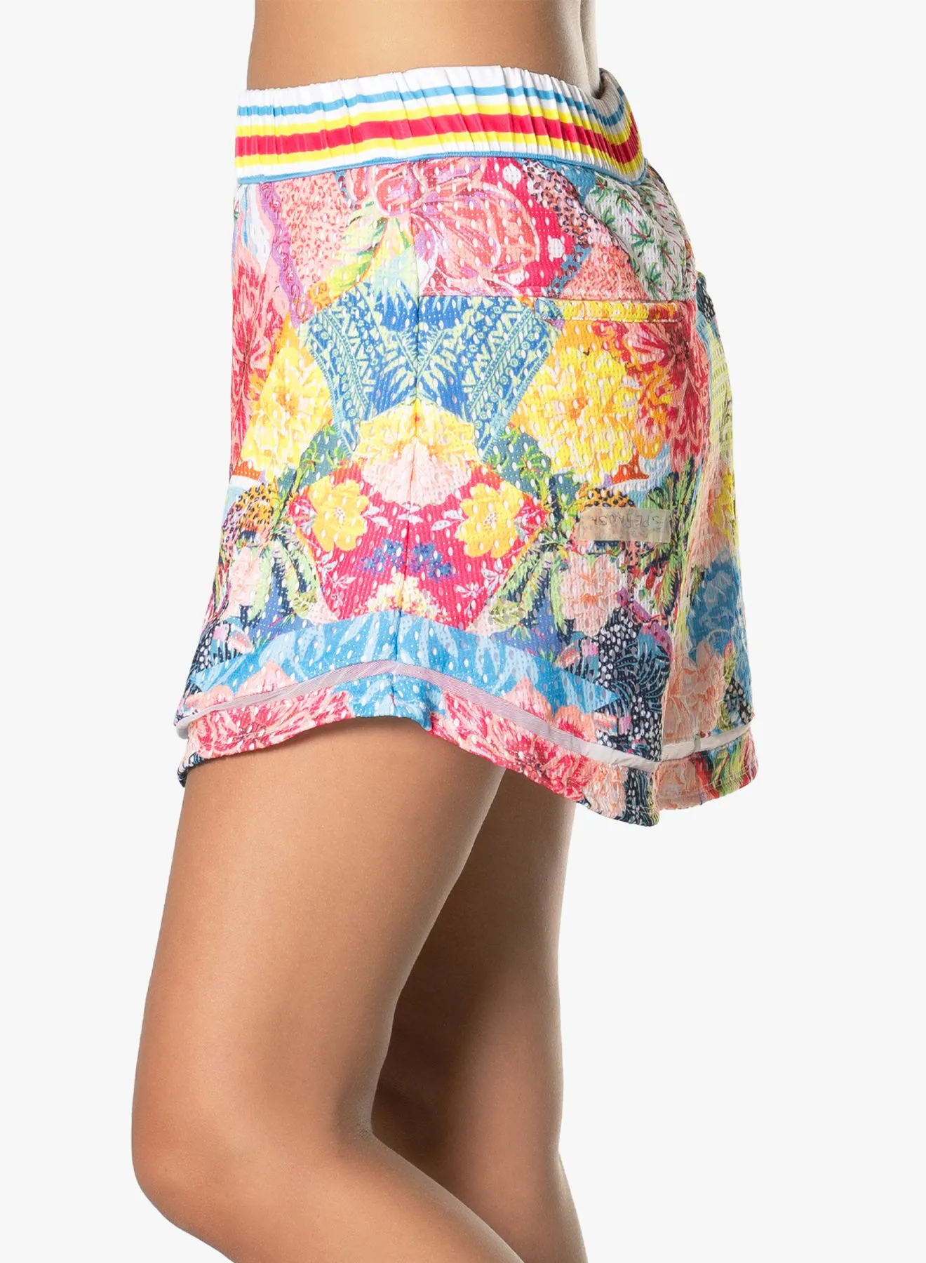 Flower On Skort-short