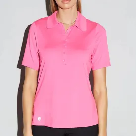 GGblue Womens Donna 3/4 Sleeve Golf Polo - BLOSSOM