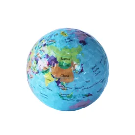 Globe Map Golf Balls