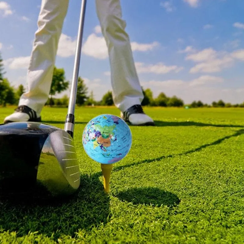 Globe Map Golf Balls