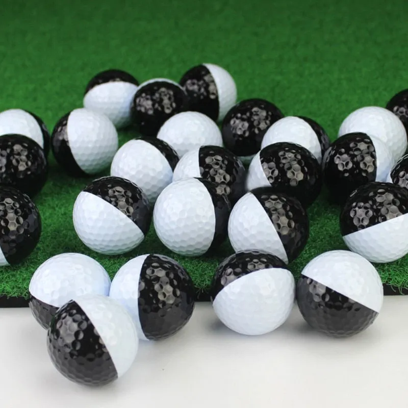 Golf Ball Black and White Synthetic