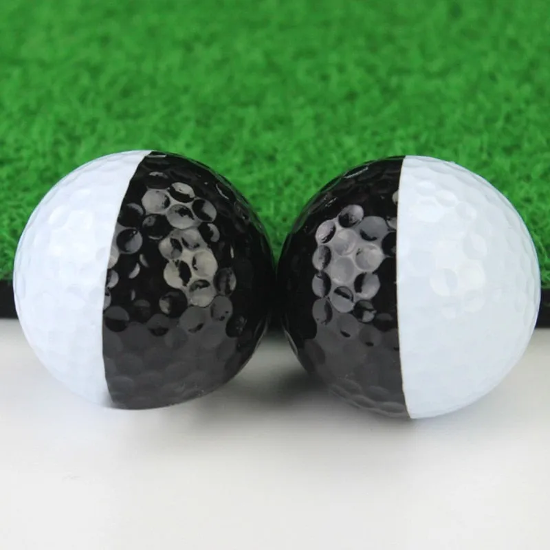 Golf Ball Black and White Synthetic