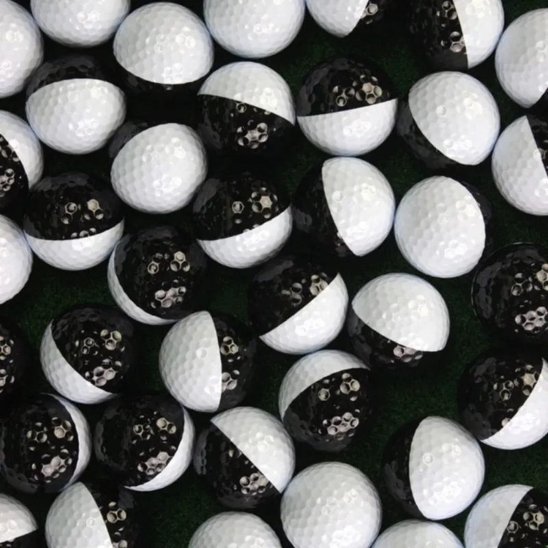 Golf Ball Black and White Synthetic