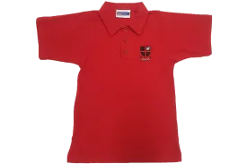 Golf Shirt Red Emb  - Clifton Gr R