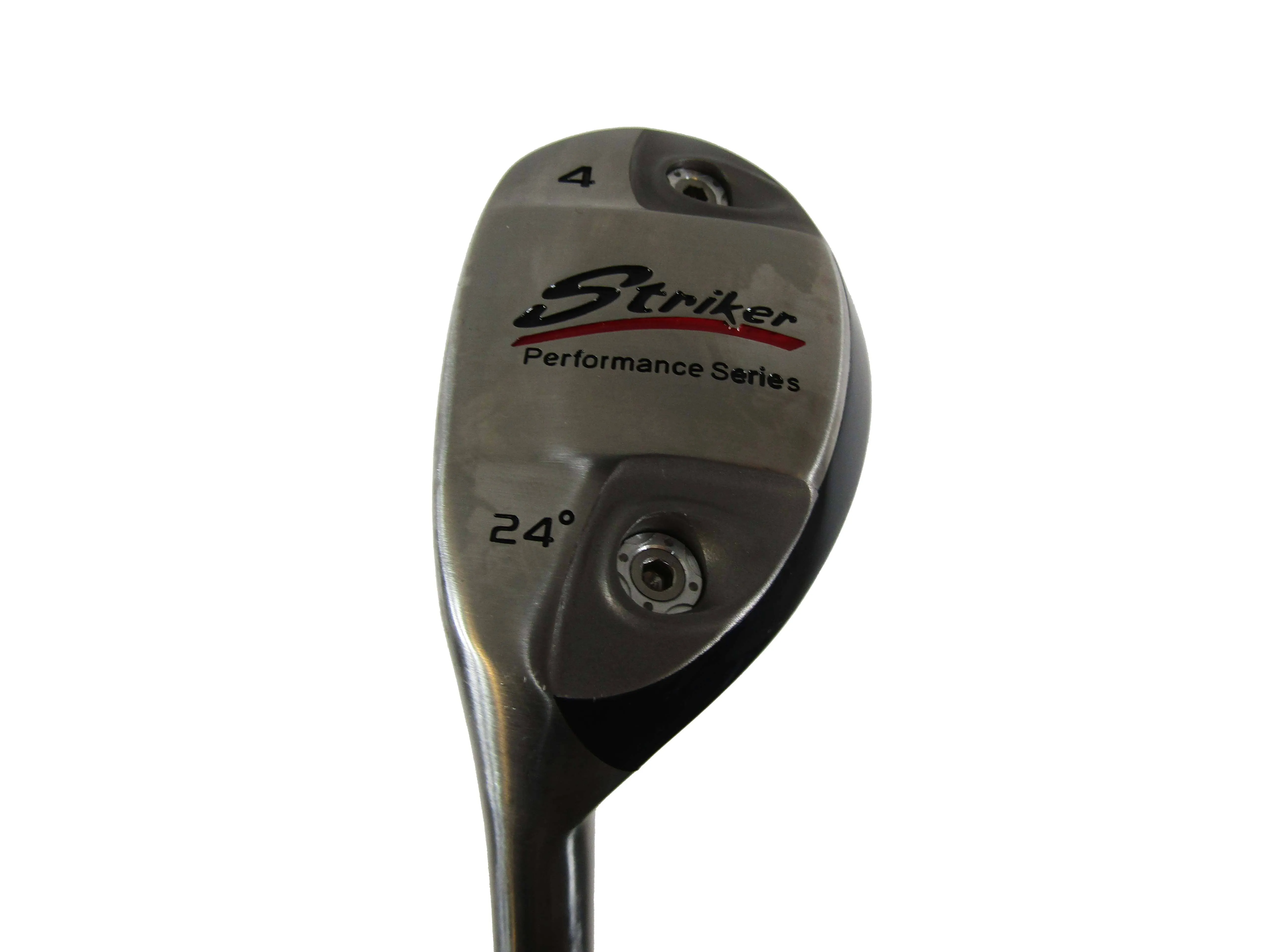 Optimized Title: Golf Trends Striker Perf Series 24° #4 Mens Left-Hand Hybrid, Graphite Shaft, Regular Flex