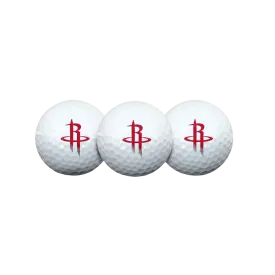 Houston Rockets Wincraft Golf 3pk Golf Balls