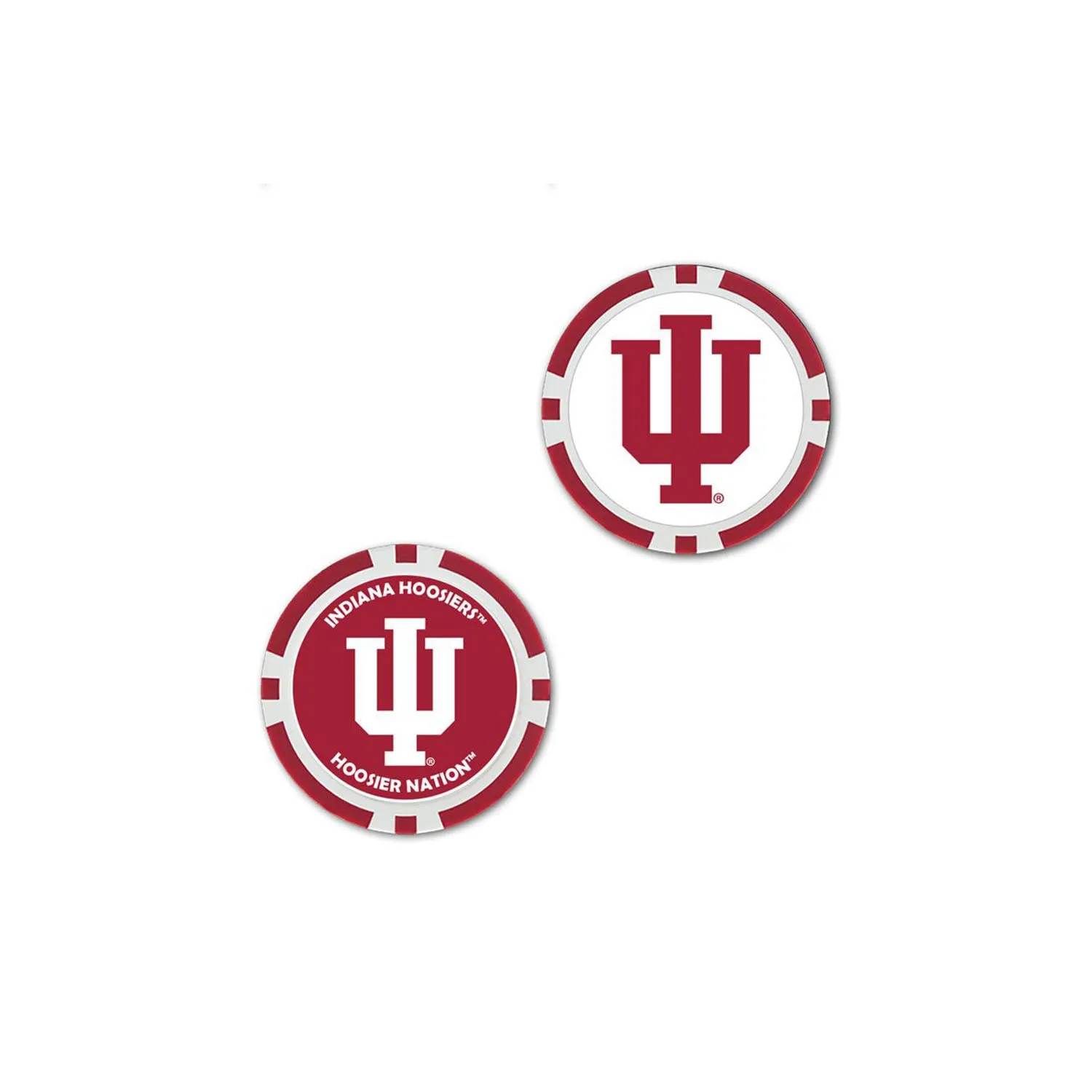 Indiana Hoosiers Crimson & White Ball Marker