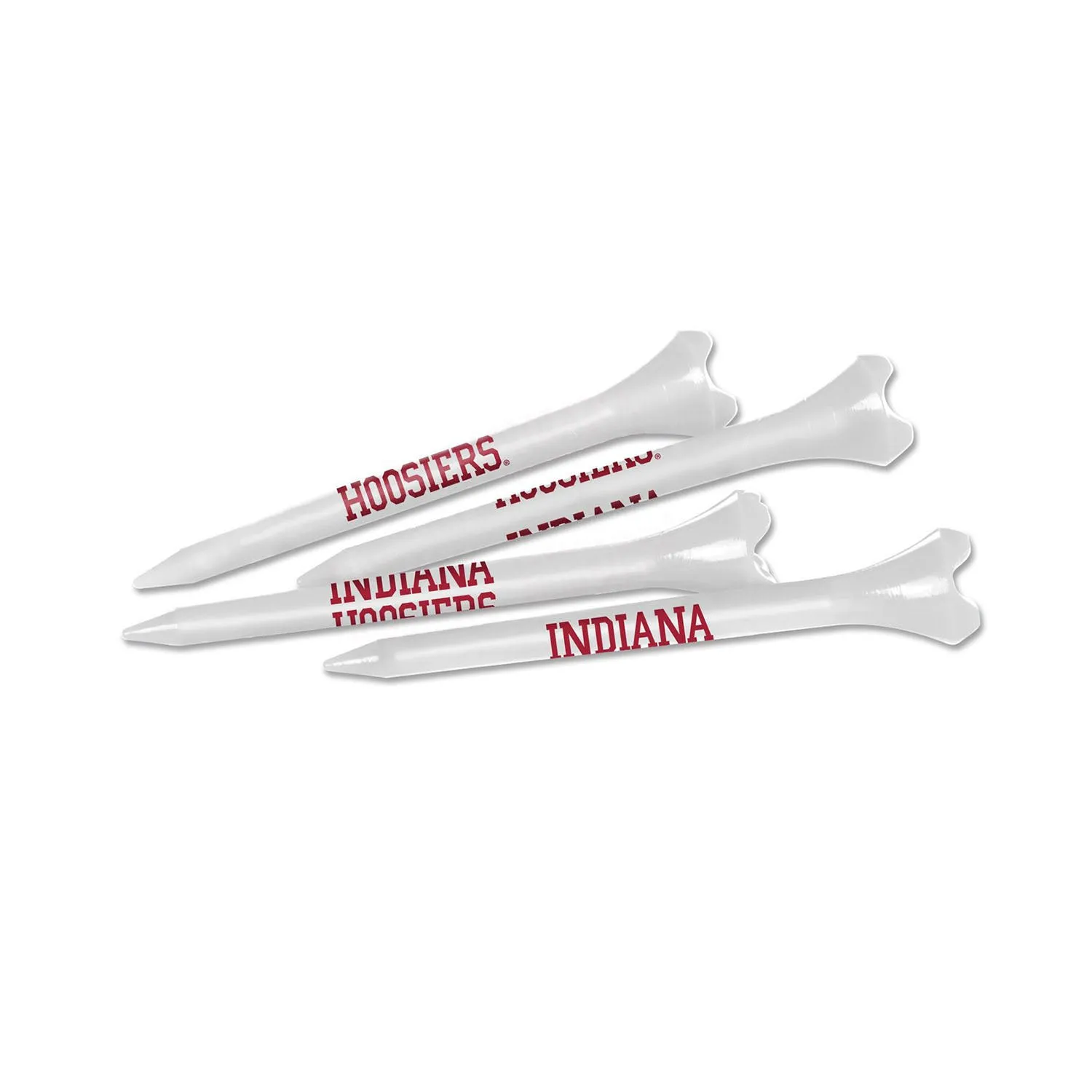 Indiana Hoosiers Golf 40 Pack White Tees