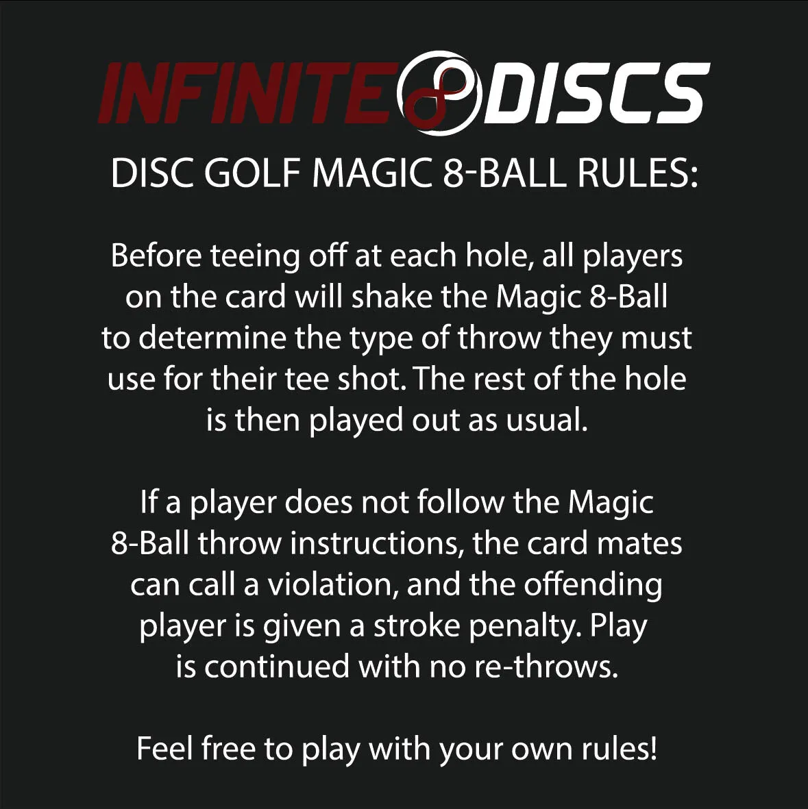 Infintie Disc Magic 8 Ball