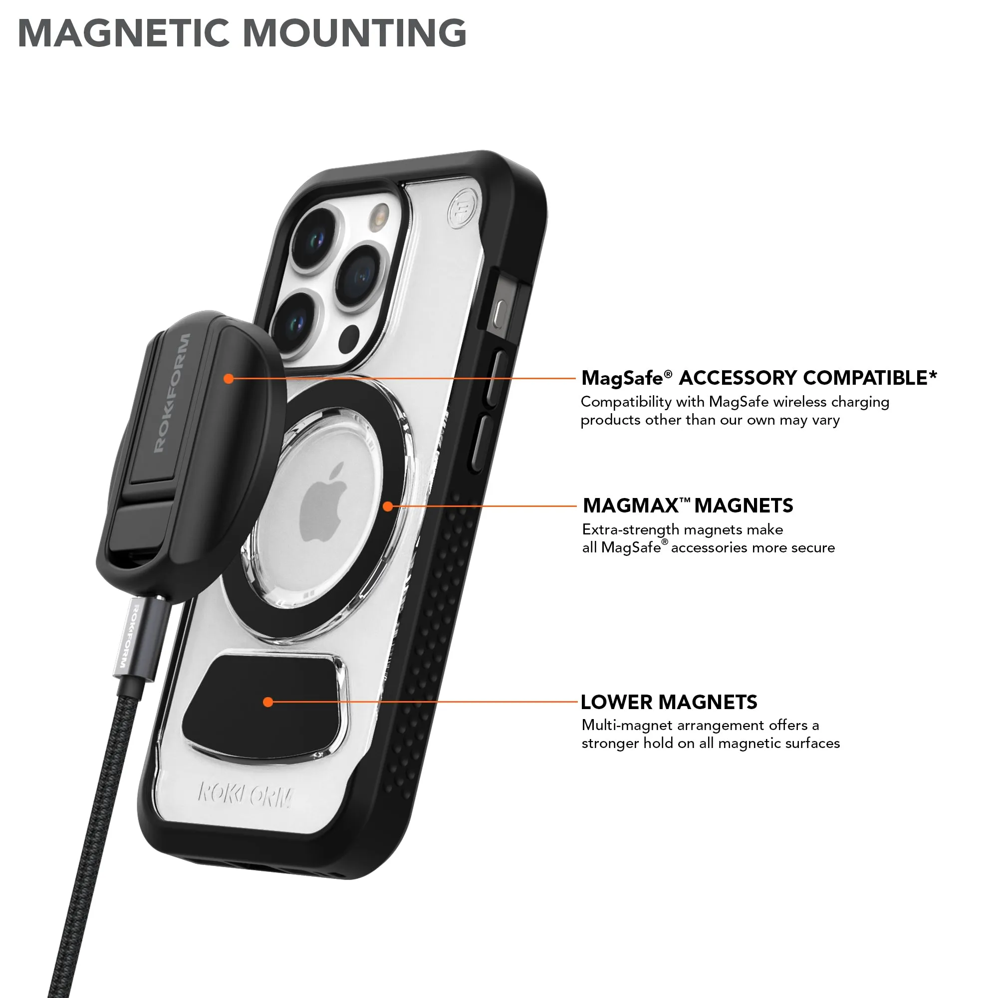 iPhone 15 Pro | Eagle 3 Magnetic Golf Clear Phone Case