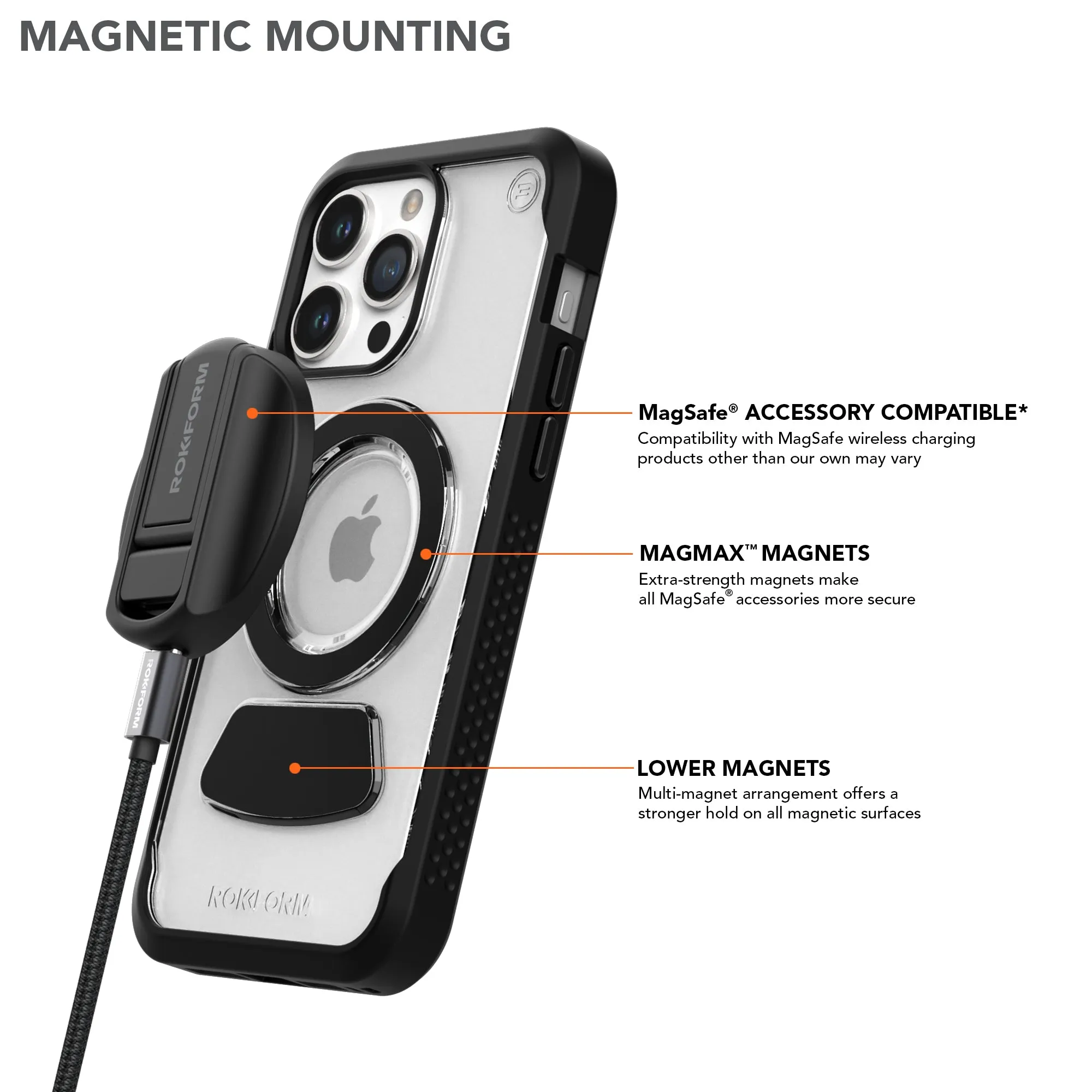 iPhone 15 Pro Max | Eagle 3 Magnetic Golf Clear Phone Case