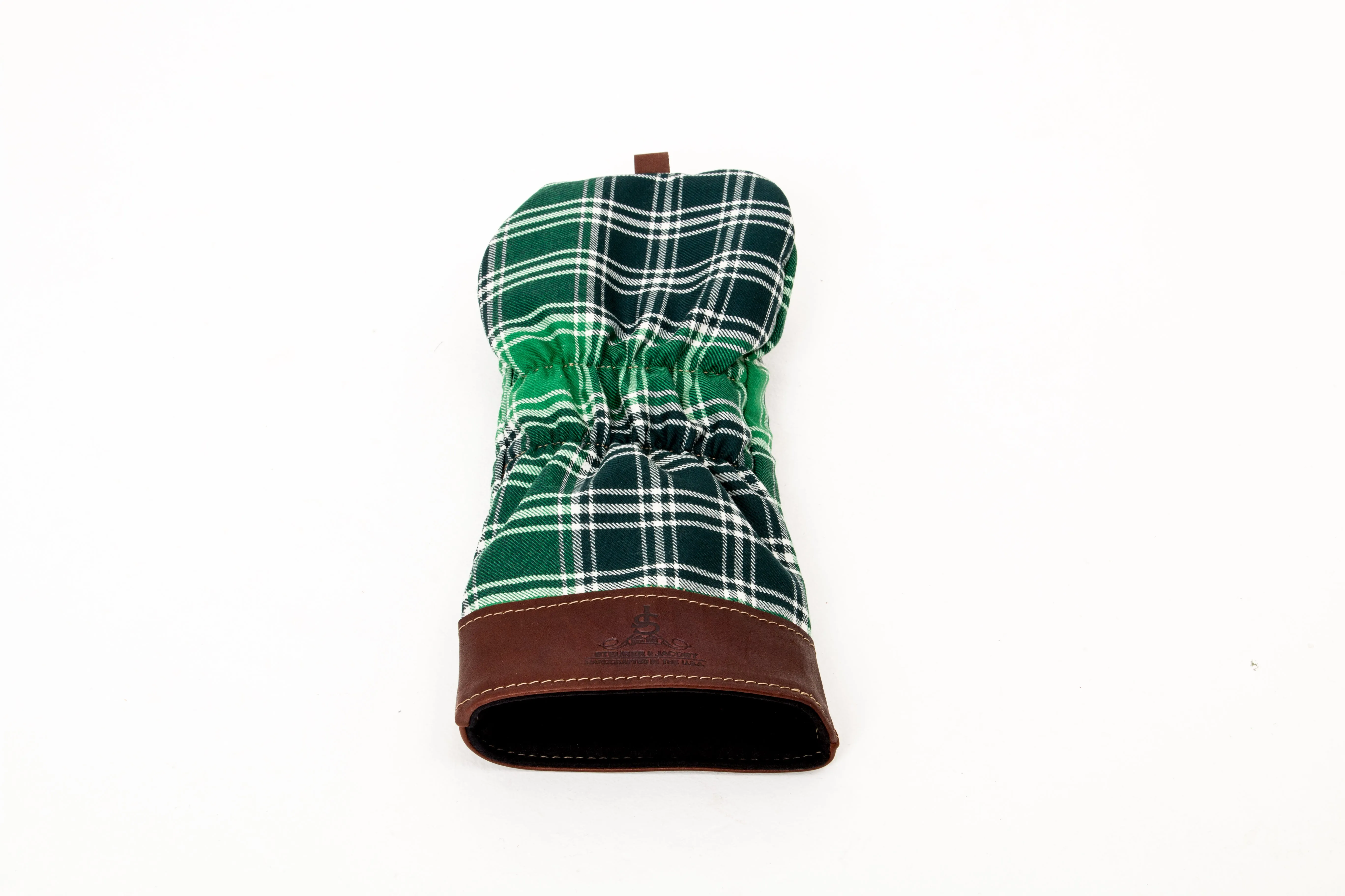 Leather & Wool Tartan Head Cover