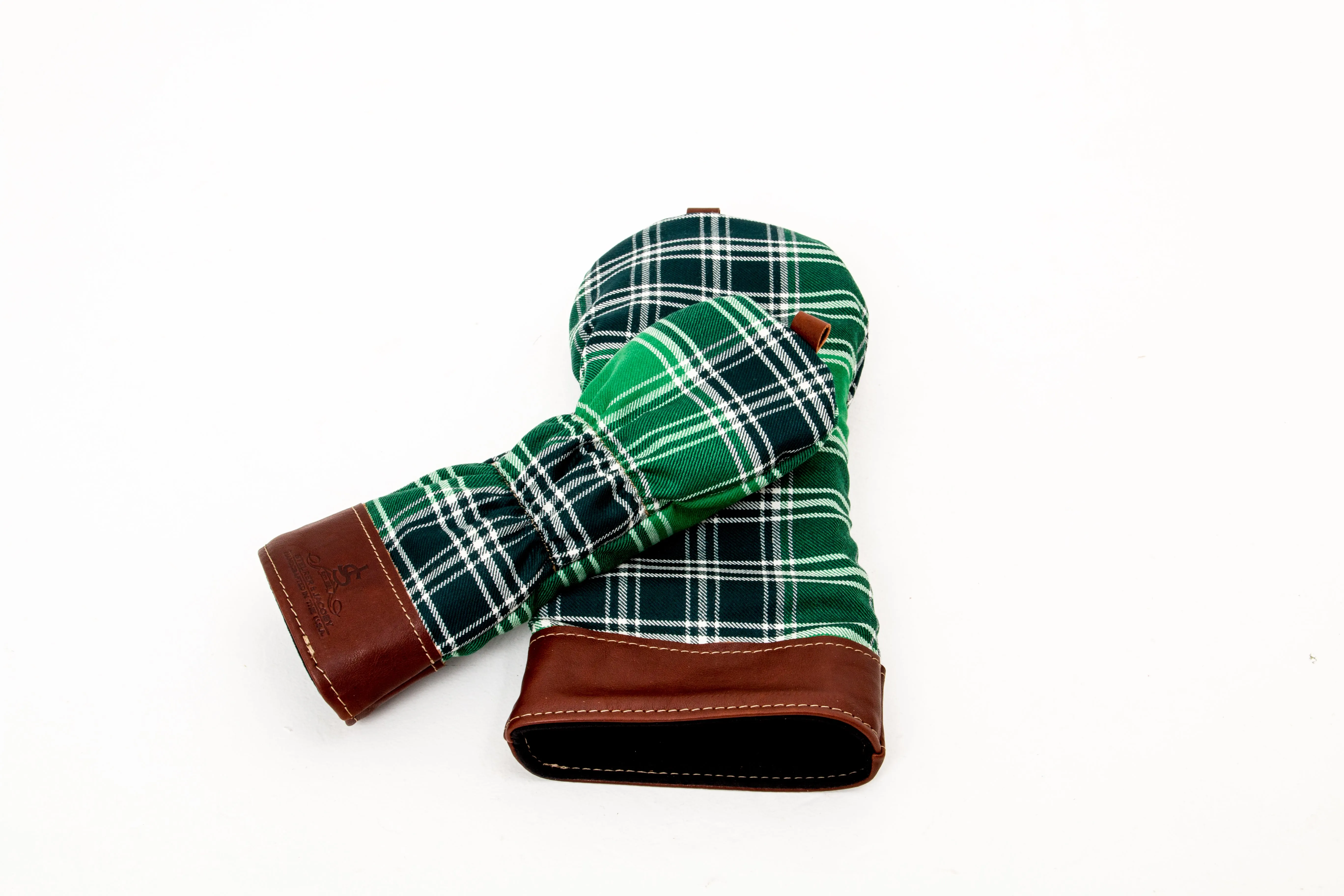 Leather & Wool Tartan Head Cover