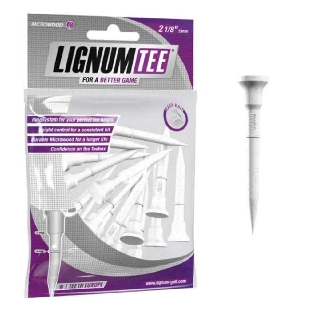 Lignum Tees 53Mm Wit (16 Stuks)