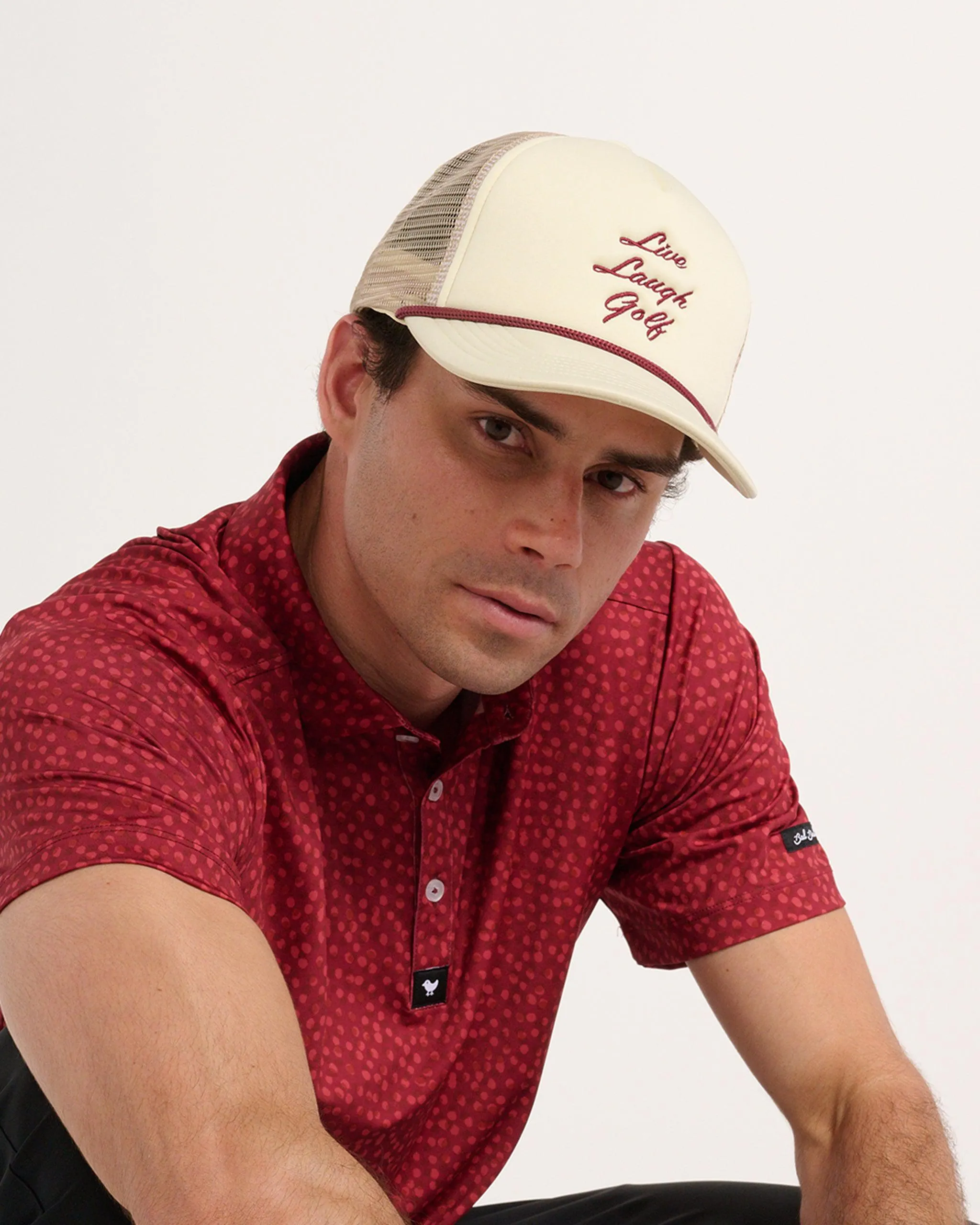 Live Laugh Golf Trucker Hat