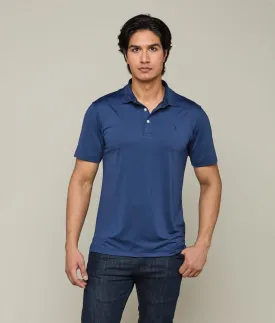 Lucchese Golf Polo :: Dallas Cowboys Navy