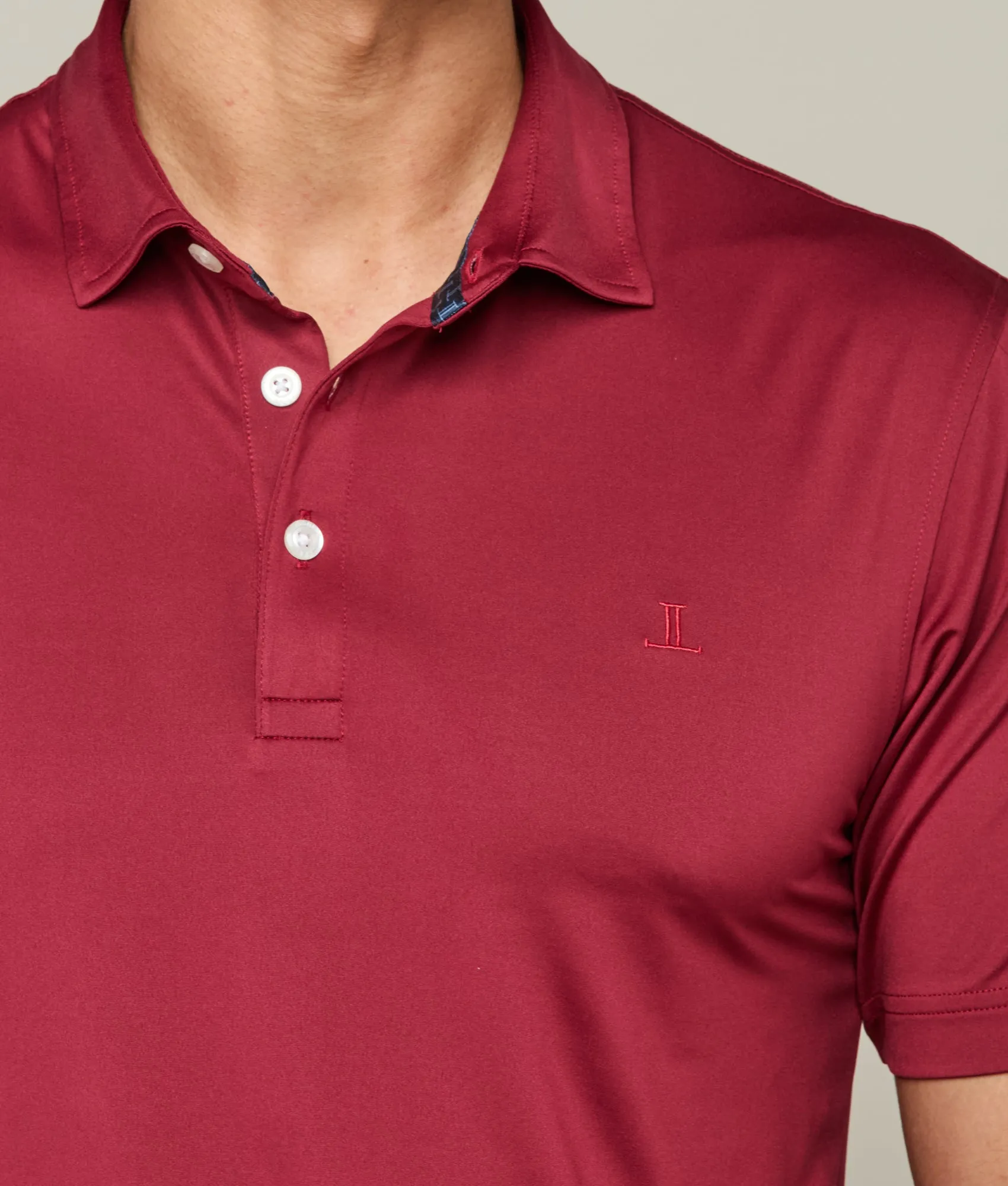 Lucchese Golf Polo :: Texas A&M Maroon