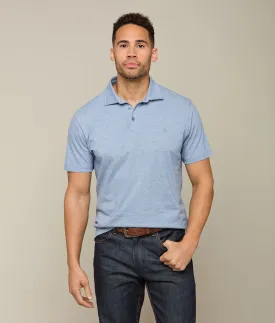 Lucchese Pima Cotton Polo :: Blue