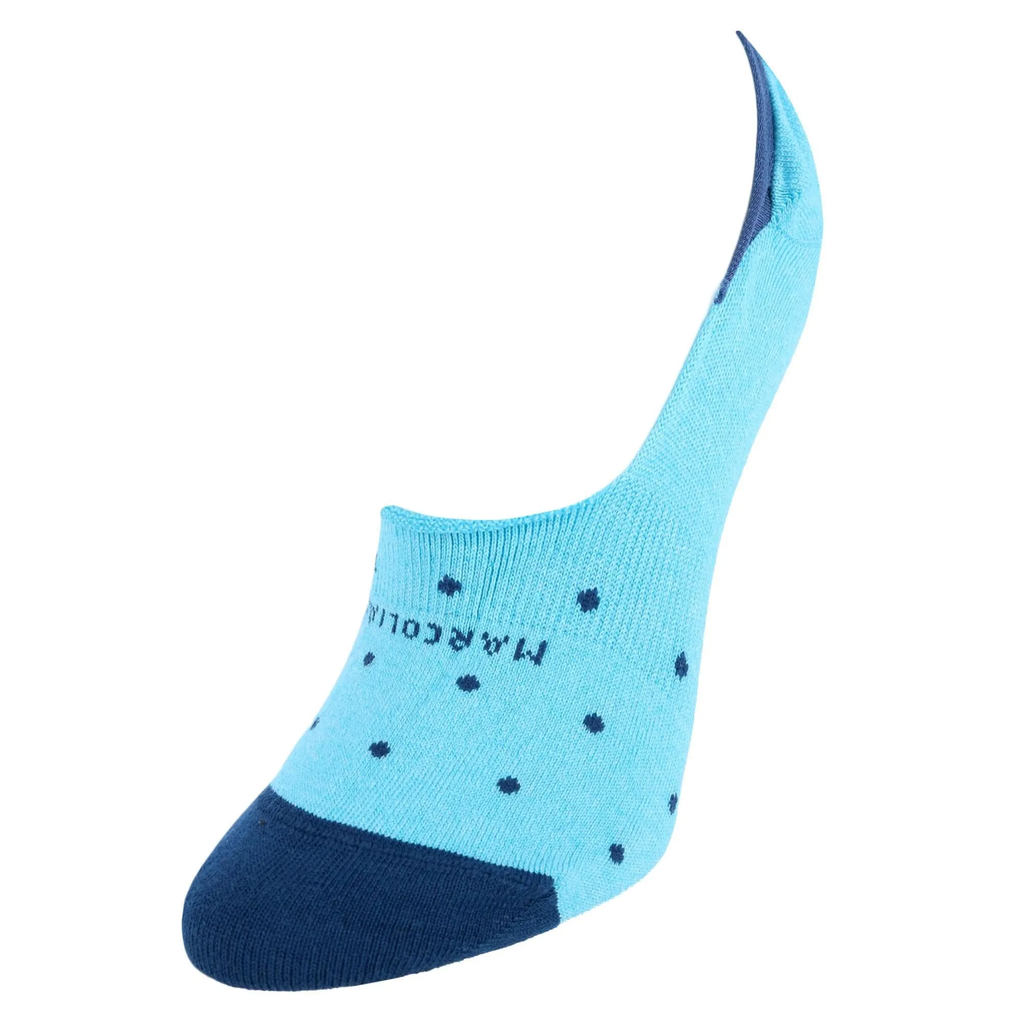 Marcoliani Women's Polka Dot Invisible Touch Liner Sock