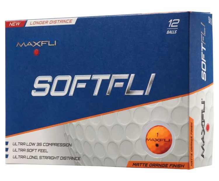 Maxfli SoftFli Matte Golf Balls - Custom Logo Imprint