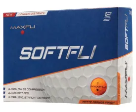 Maxfli SoftFli Matte Golf Balls - Custom Logo Imprint